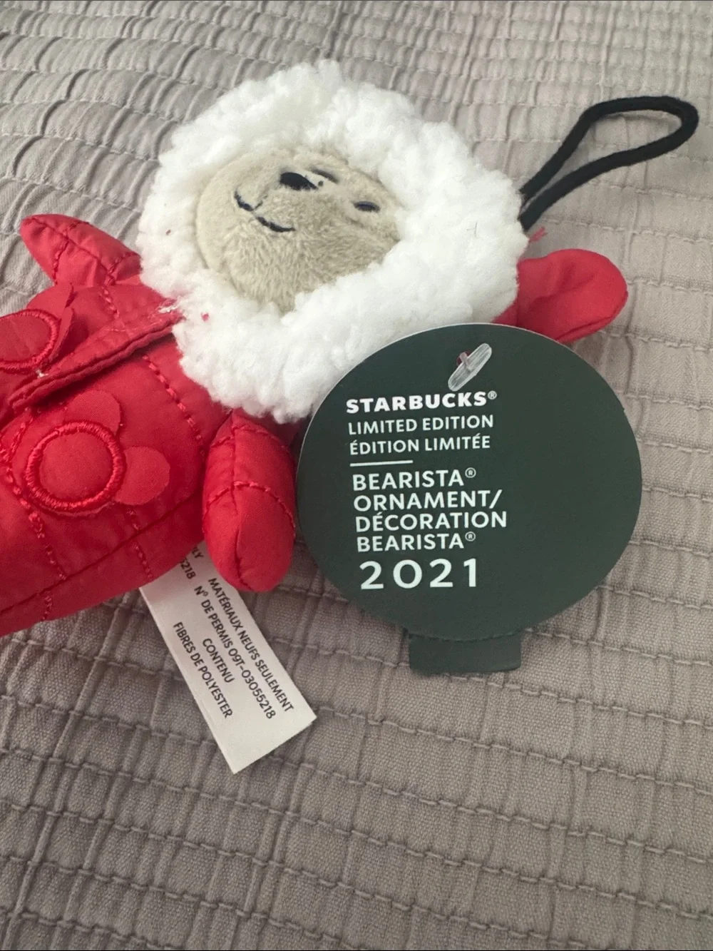 Starbucks Disney Bearista Ornament Holiday 2021 NWT